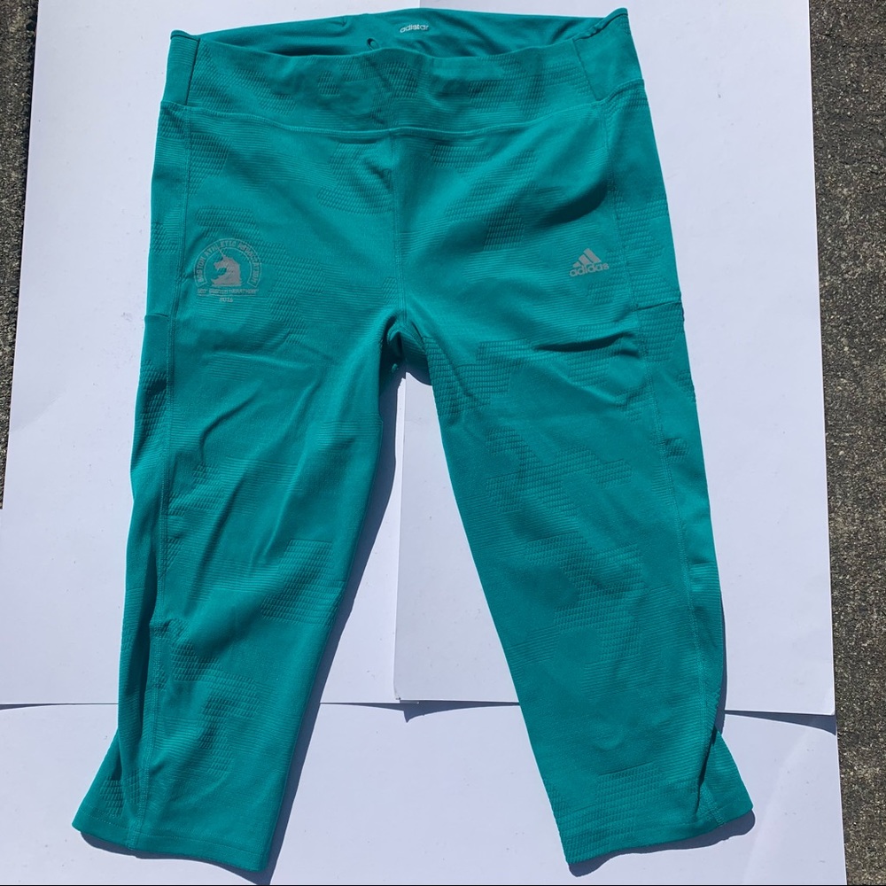 Adidas Boston marathon 3/4 leggings XL